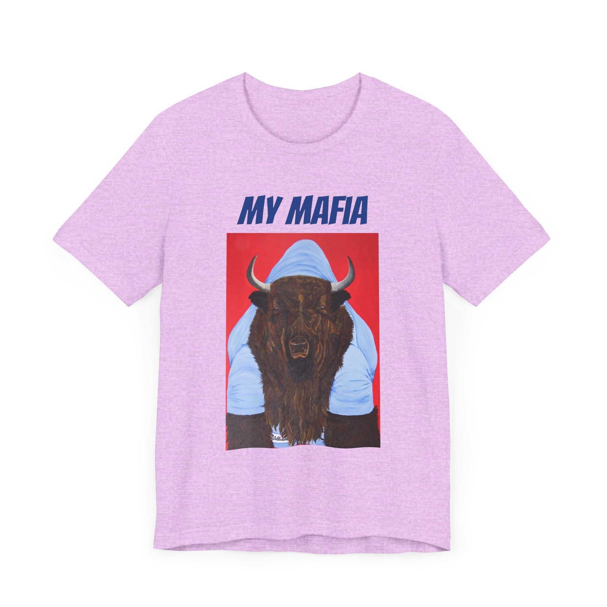 Adult My Mafia Papa Bill tee shirt- Go Bills Buffalo Bills attire