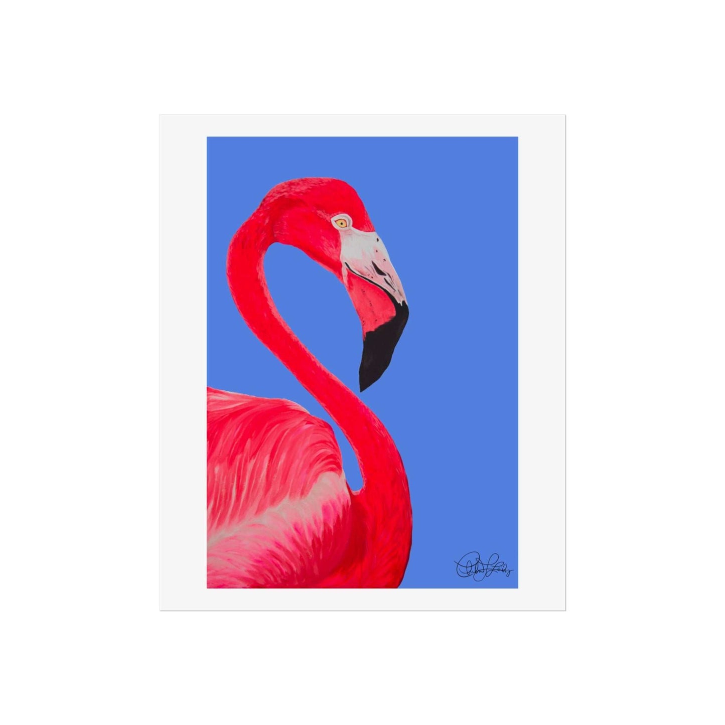 Thee Flamingo Print