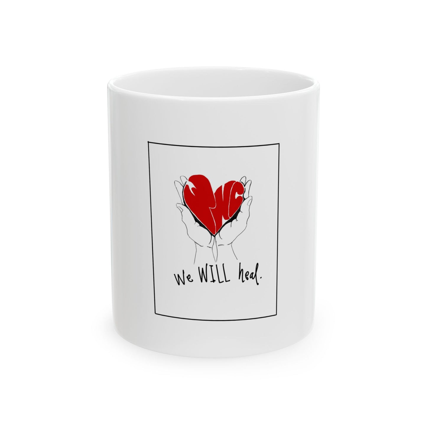 Heal Ceramic Mug, (11oz, 15oz)