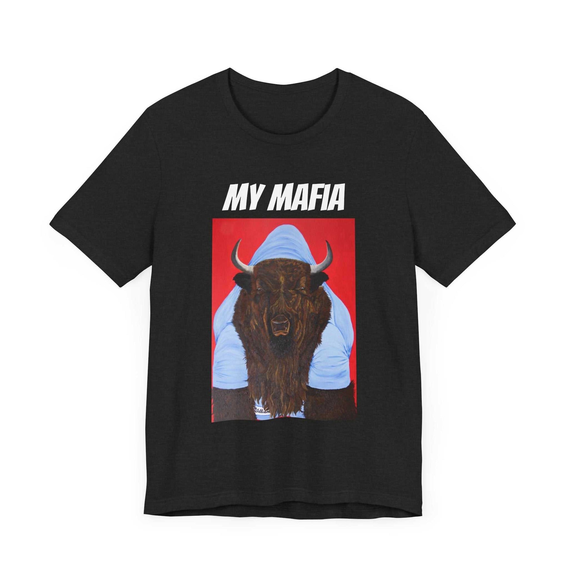 Adult My Mafia Papa Bill tee shirt- Go Bills Buffalo Bills attire