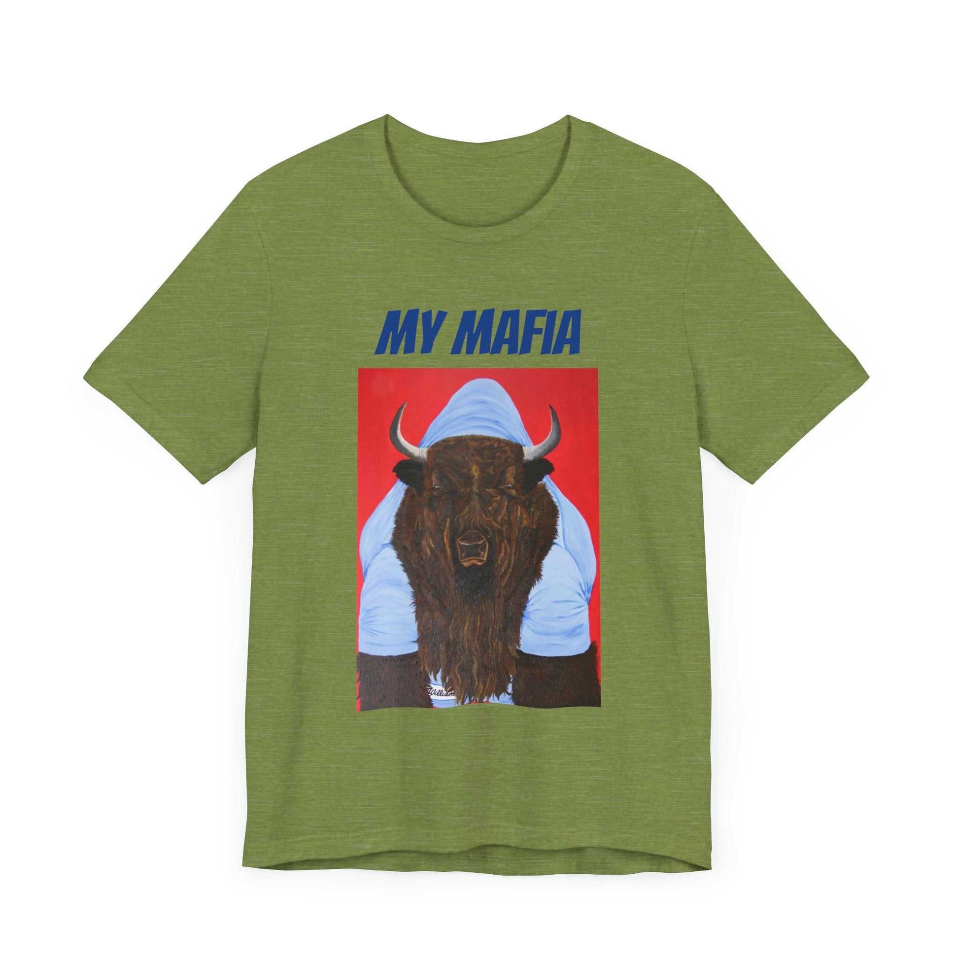 Adult My Mafia Papa Bill tee shirt- Go Bills Buffalo Bills attire