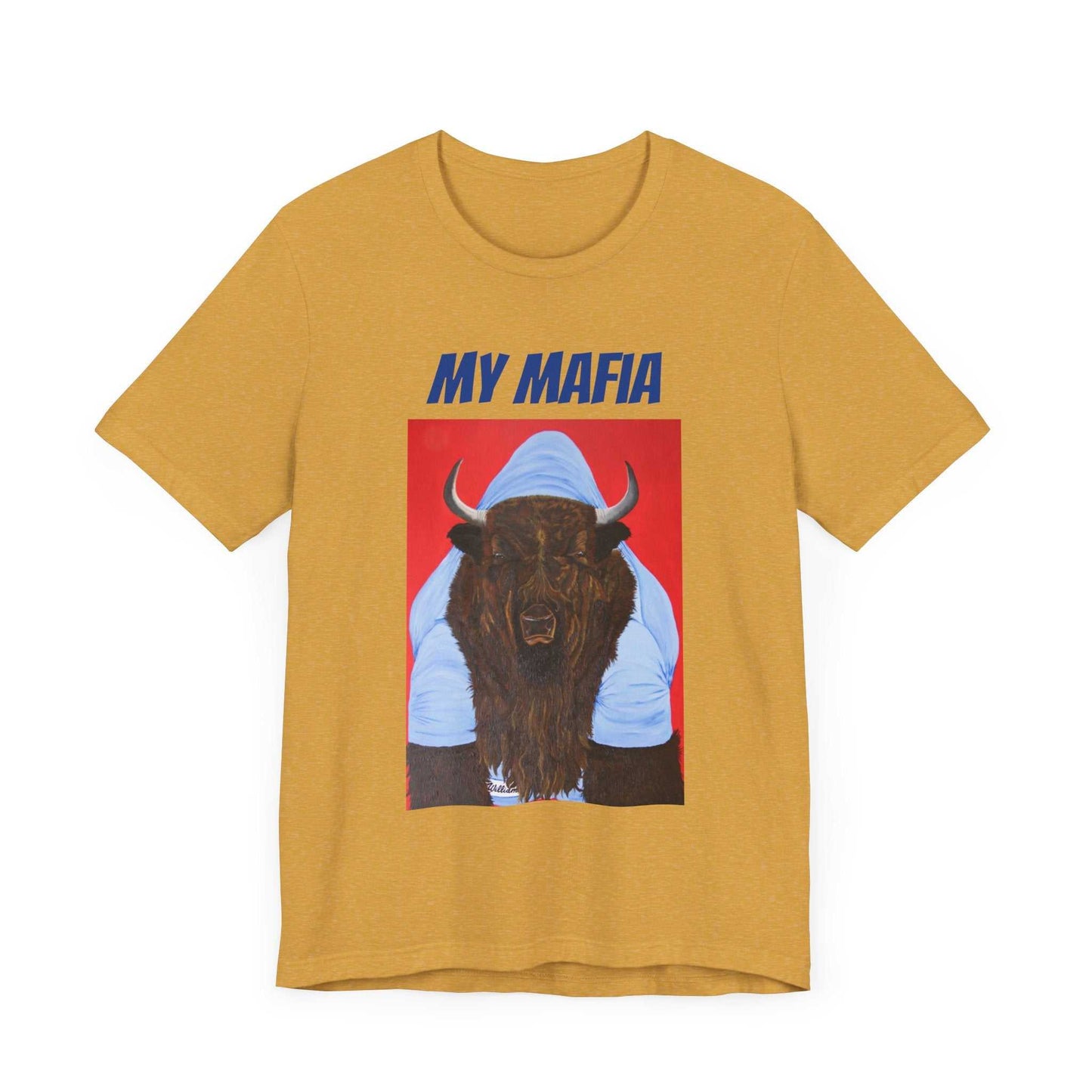 Adult My Mafia Papa Bill tee shirt- Go Bills Buffalo Bills attire