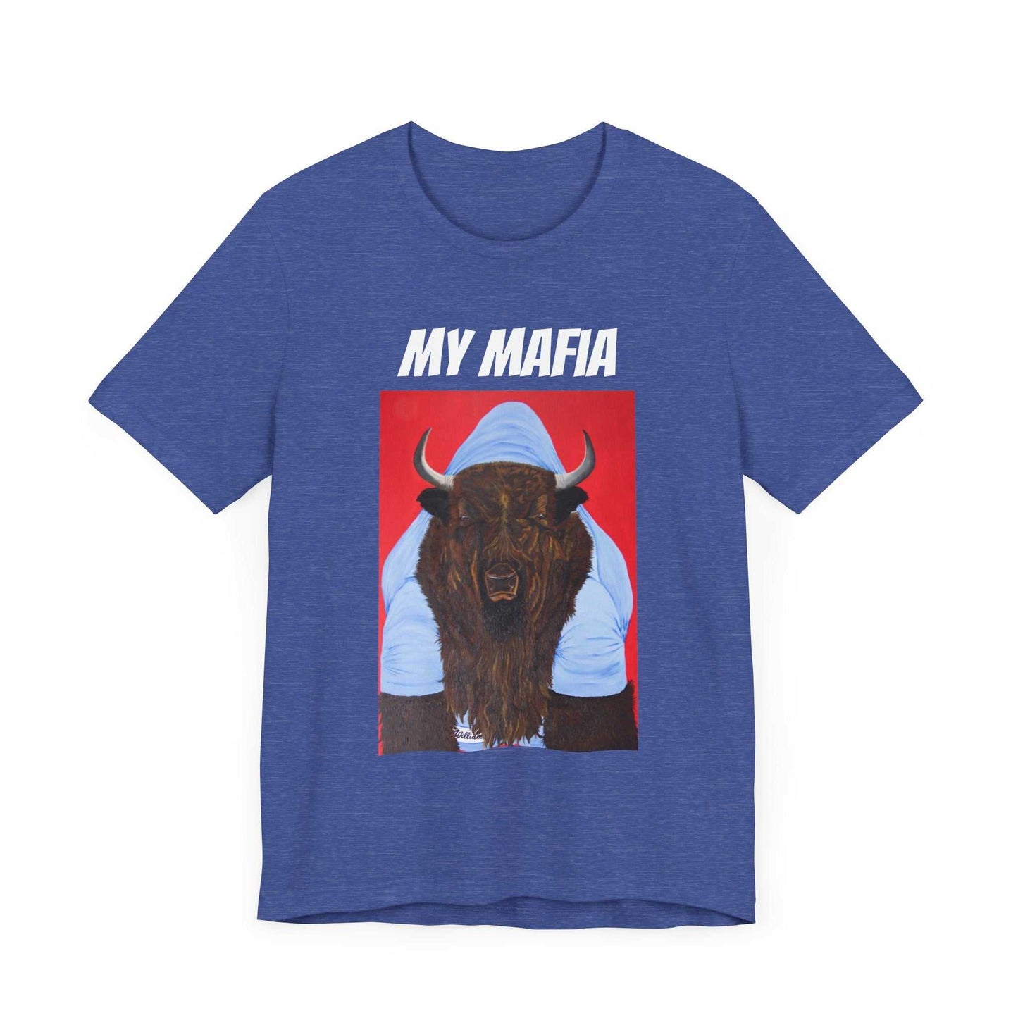 Adult My Mafia Papa Bill tee shirt- Go Bills Buffalo Bills attire