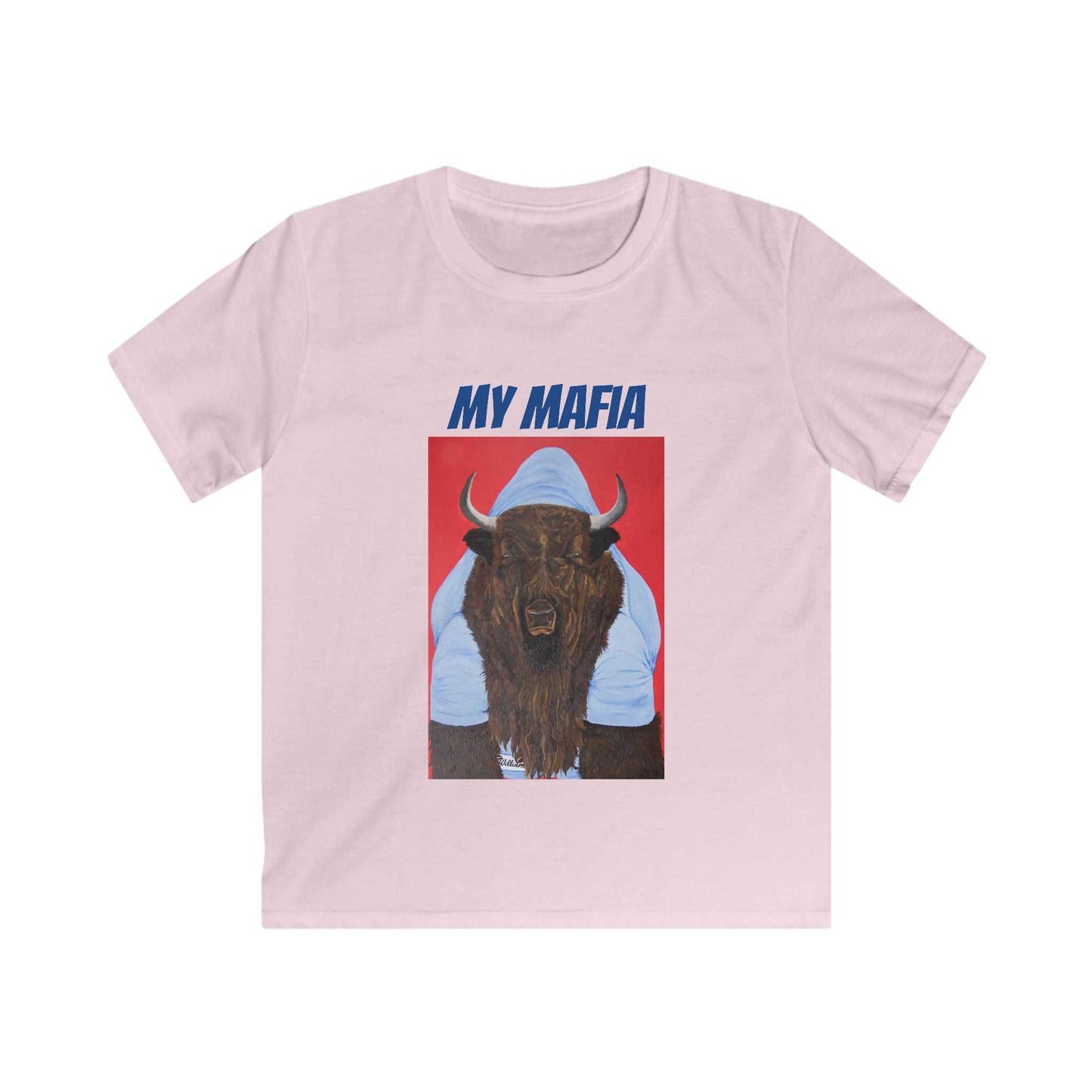 Child My Mafia Papa Bill tee shirt- Go Bills Buffalo Bills attire