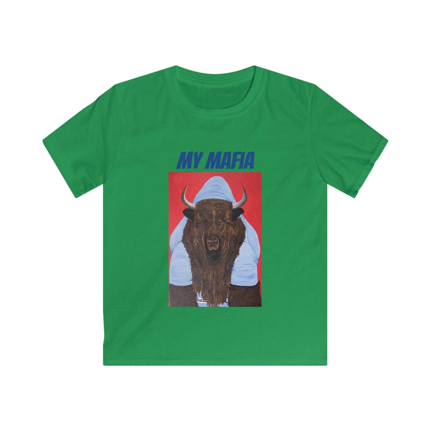 Child My Mafia Papa Bill tee shirt- Go Bills Buffalo Bills attire